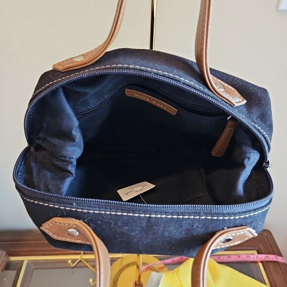 Vintage NINE WEST small canvas handbag - Picture 3 of 7